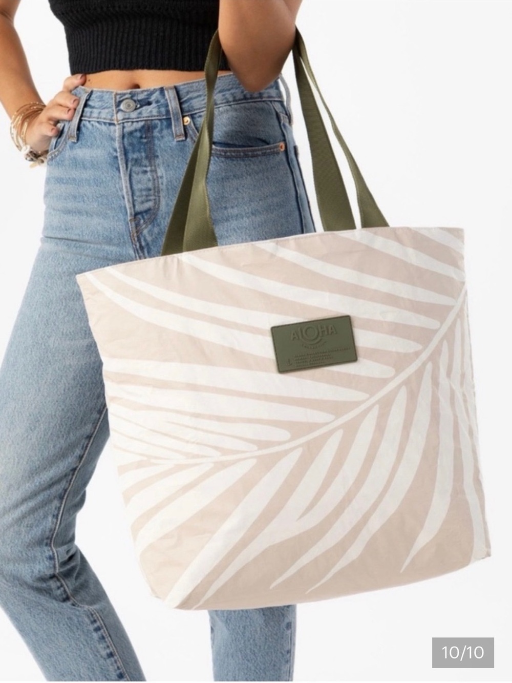 Aloha Collection Palm Day Tripper Tote Bag - Picture 3 of 11